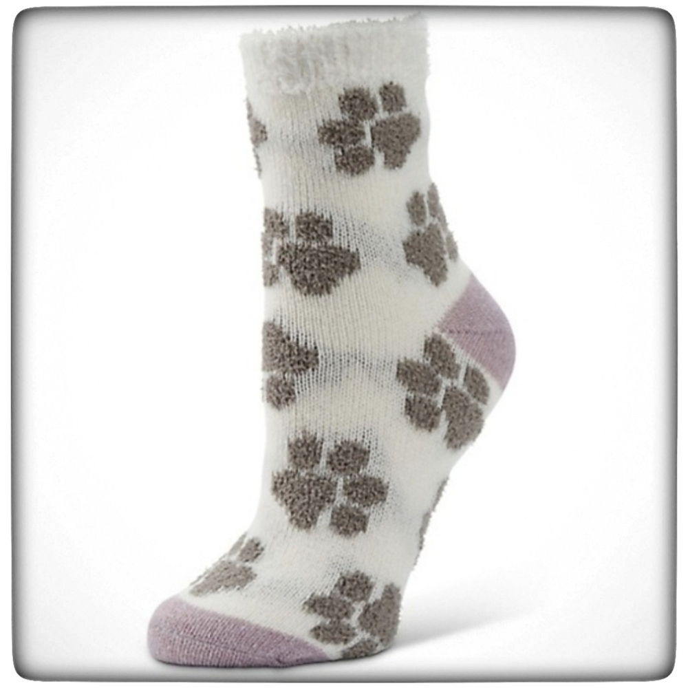 Little Hotties Fireside Pawsome Crew Socks, 1 Pair-Size Women 5-10